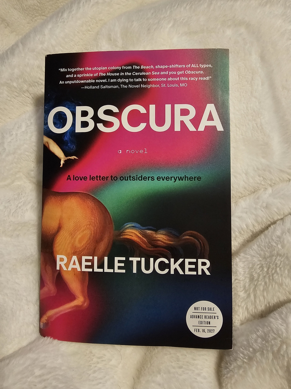 bscura A Love Letter to Outsiders Everywhere by Raelle Tucker Brand New ARC